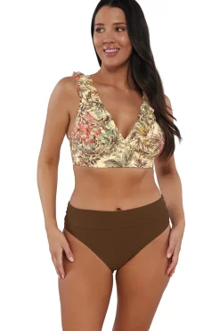Plus Size|Wire-Free<Sunsets Island Spice Willa Wireless Top
