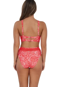 Plus Size|High-Waist<Sunsets Majorca Annie High Waist Bottom