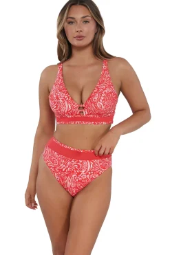Plus Size|High-Waist<Sunsets Majorca Annie High Waist Bottom