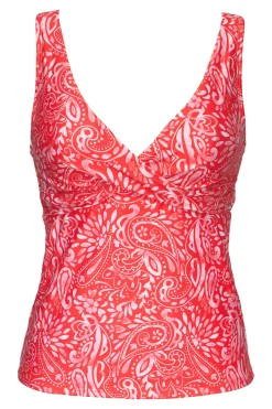 Plus Size|Underwire<Sunsets Majorca Elsie Tankini Top