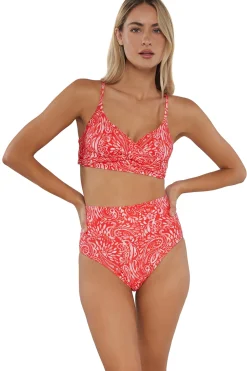 Plus Size|High-Waist<Sunsets Majorca Hannah High Waist Bottom