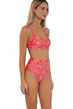 Plus Size|High-Waist<Sunsets Majorca Hannah High Waist Bottom