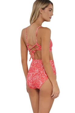 Plus Size|High-Waist<Sunsets Majorca Hannah High Waist Bottom