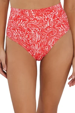 Plus Size|High-Waist<Sunsets Majorca Hannah High Waist Bottom