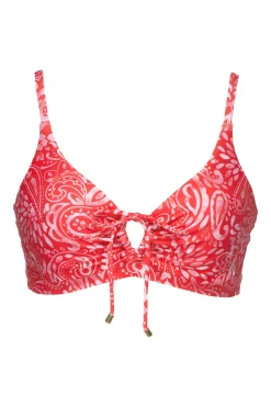 Plus Size|Underwire<Sunsets Majorca Kauai Keyhole Top