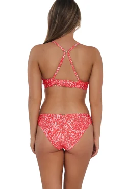 Plus Size|Underwire<Sunsets Majorca Kauai Keyhole Top