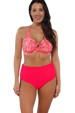 Plus Size|Underwire<Sunsets Majorca Kauai Keyhole Top