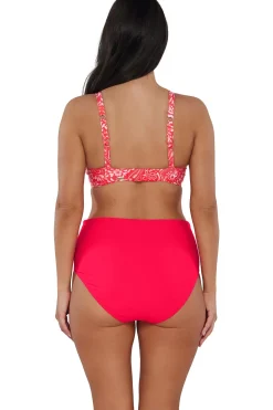 Plus Size|Underwire<Sunsets Majorca Kauai Keyhole Top