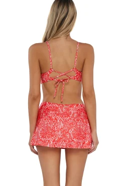 Plus Size<Sunsets Majorca Sporty Swim Skirt