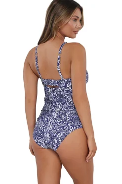 Plus Size|Underwire<Sunsets Marina Zuri V-Wire Tankini Top
