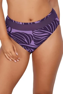 Plus Size|High-Waist<Sunsets Mystic Palms Annie High Waist Bottom
