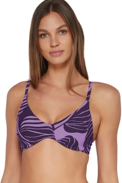 Underwire|Bikini Tops<Sunsets Mystic Palms Brooke U-Wire Top
