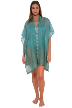 Cover-Ups<Sunsets Ocean Shore Thing Tunic