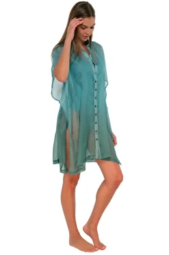Cover-Ups<Sunsets Ocean Shore Thing Tunic