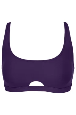 Wire-Free|Bikini Tops<Sunsets Paradise Plum Brandi Bralette Top