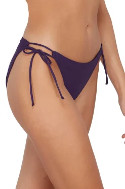 Tie Side|Bikini Bottoms<Sunsets Paradise Plum Everlee Tie Side Bottom