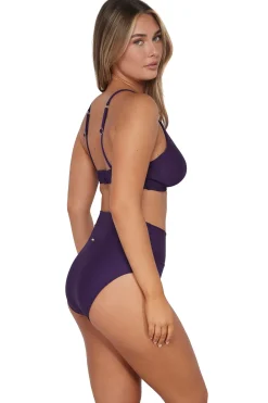 High-Waist|Bikini Bottoms<Sunsets Paradise Plum Hannah High Waist Bottom