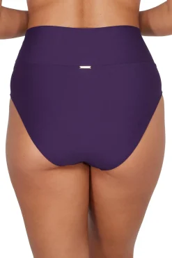 High-Waist|Bikini Bottoms<Sunsets Paradise Plum Hannah High Waist Bottom