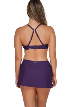 Plus Size|Underwire<Sunsets Paradise Plum Kauai Keyhole Top