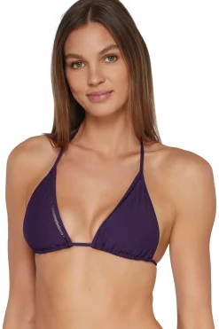 Wire-Free|Bikini Tops<Sunsets Paradise Plum Laney Triangle Top