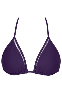 Wire-Free|Bikini Tops<Sunsets Paradise Plum Laney Triangle Top