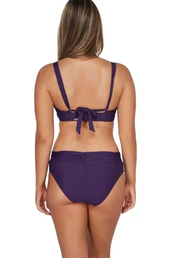 Plus Size|Underwire<Sunsets Paradise Plum Vienna V-Wire Top