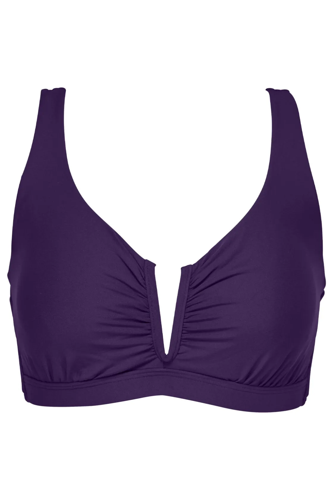 Plus Size|Underwire<Sunsets Paradise Plum Vienna V-Wire Top