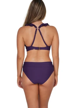 Plus Size|Wire-Free<Sunsets Paradise Plum Willa Wireless Top