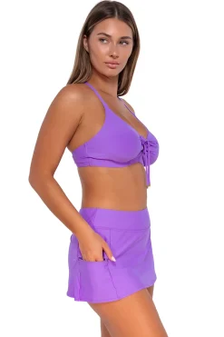 Swim Skirts<Sunsets Passion Flower Sporty Swim Skirt