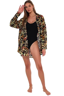 Cover-Ups<Sunsets Retro Retreat Delilah Shirt