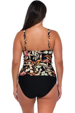 Plus Size|Underwire<Sunsets Retro Retreat Elsie Tankini Top