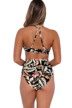 Plus Size|High-Waist<Sunsets Retro Retreat Hannah High Waist Bottom