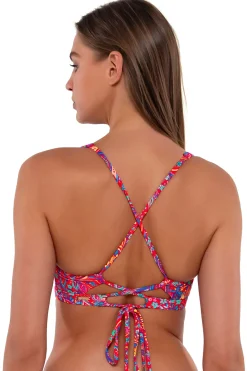 Wire-Free|Bikini Tops<Sunsets Rue Paisley Brandi Bralette Top