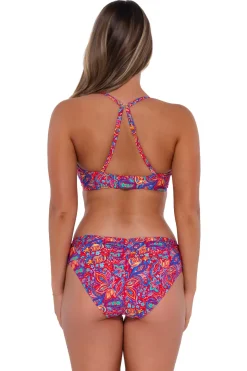 Plus Size|Underwire<Sunsets Rue Paisley Crossroads Underwire Top