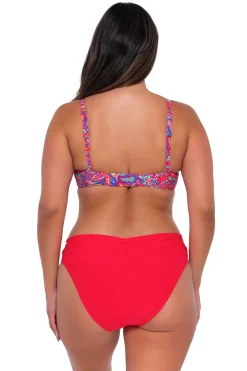 Plus Size|Underwire<Sunsets Rue Paisley Crossroads Underwire Top
