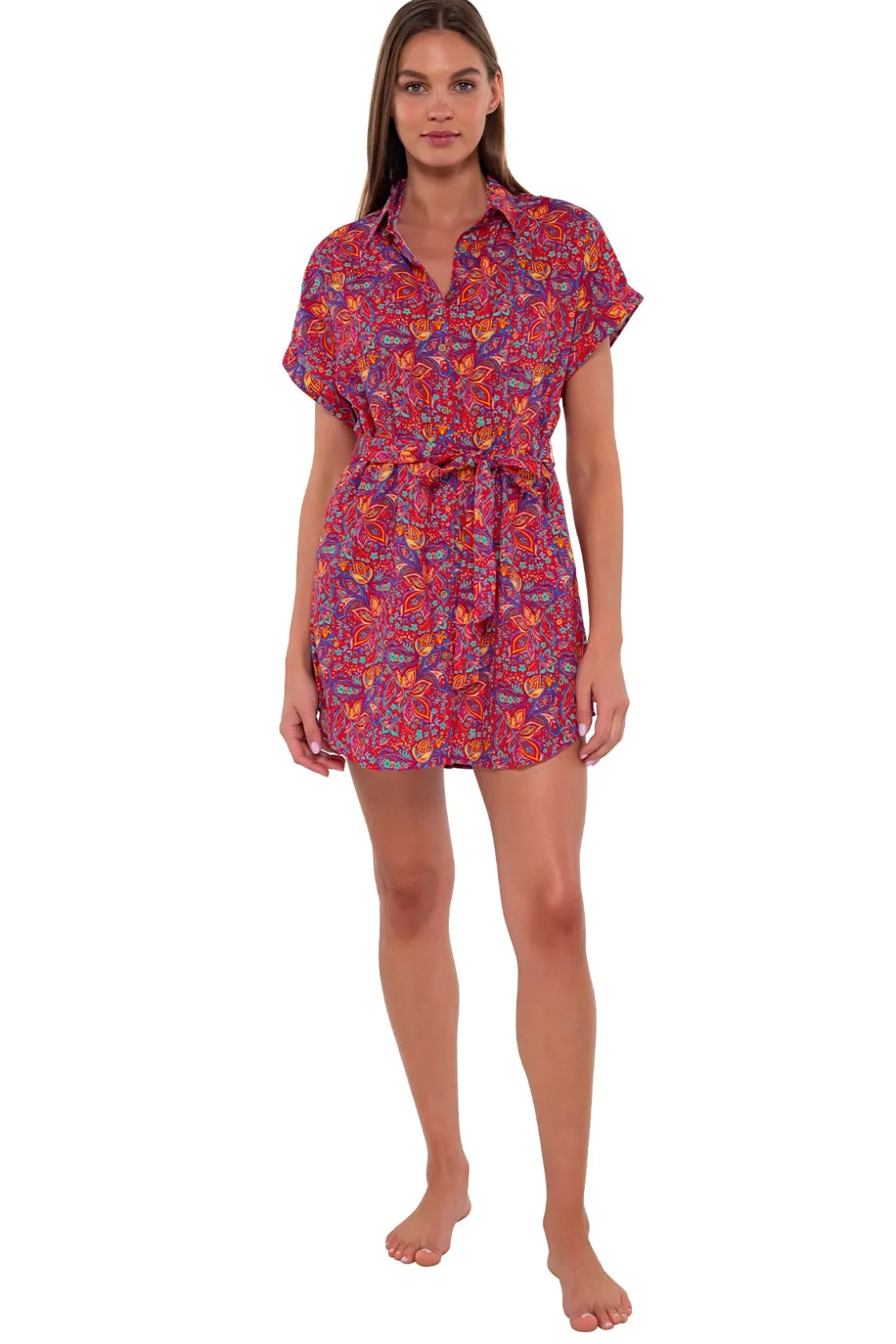 Cover-Ups<Sunsets Rue Paisley Lucia Dress