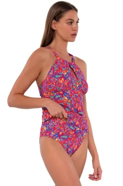 Wire-Free|Tankinis<Sunsets Rue Paisley Mia Tankini Top
