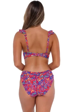Plus Size|Wire-Free<Sunsets Rue Paisley Willa Wireless Top