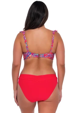 Plus Size|Wire-Free<Sunsets Rue Paisley Willa Wireless Top