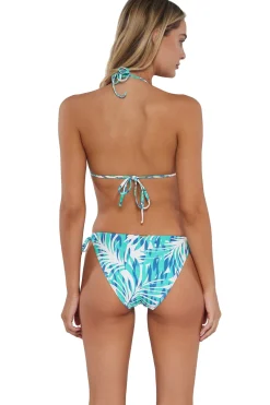 Tie Side|Low-Rise<Sunsets Sea Breeze Sandbar Rib Everlee Tie Side Bottom