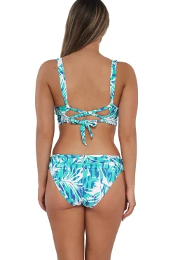Plus Size|Bikini Bottoms<Sunsets Sea Breeze Sandbar Rib Unforgettable Bottom