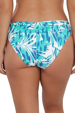 Plus Size|Bikini Bottoms<Sunsets Sea Breeze Sandbar Rib Unforgettable Bottom