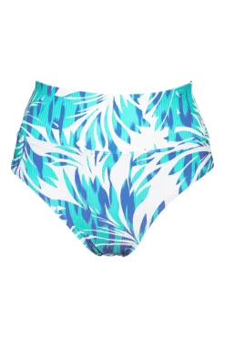 Plus Size|High-Waist<Sunsets Sea Breeze Sandbar Rib Hannah High Waist Bottom