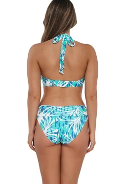 Plus Size|Underwire<Sunsets Sea Breeze Sandbar Rib Vienna V-Wire Top