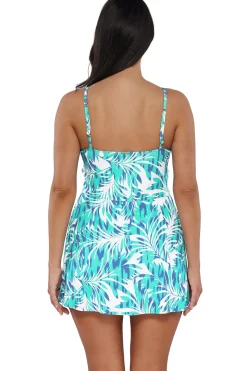 Swim Dress<Sunsets Sea Breeze Sandbar Rib Naomi Swim Dress One Piece