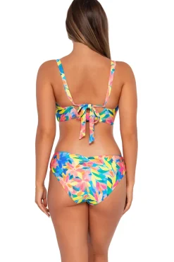 Low-Rise|Bikini Bottoms<Sunsets Shoreline Petals Alana Reversible Hipster Bottom