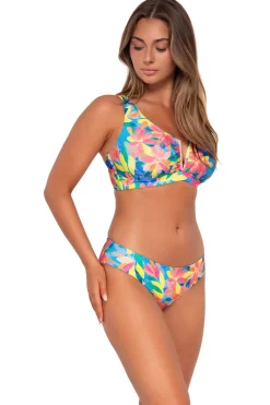 Low-Rise|Bikini Bottoms<Sunsets Shoreline Petals Alana Reversible Hipster Bottom