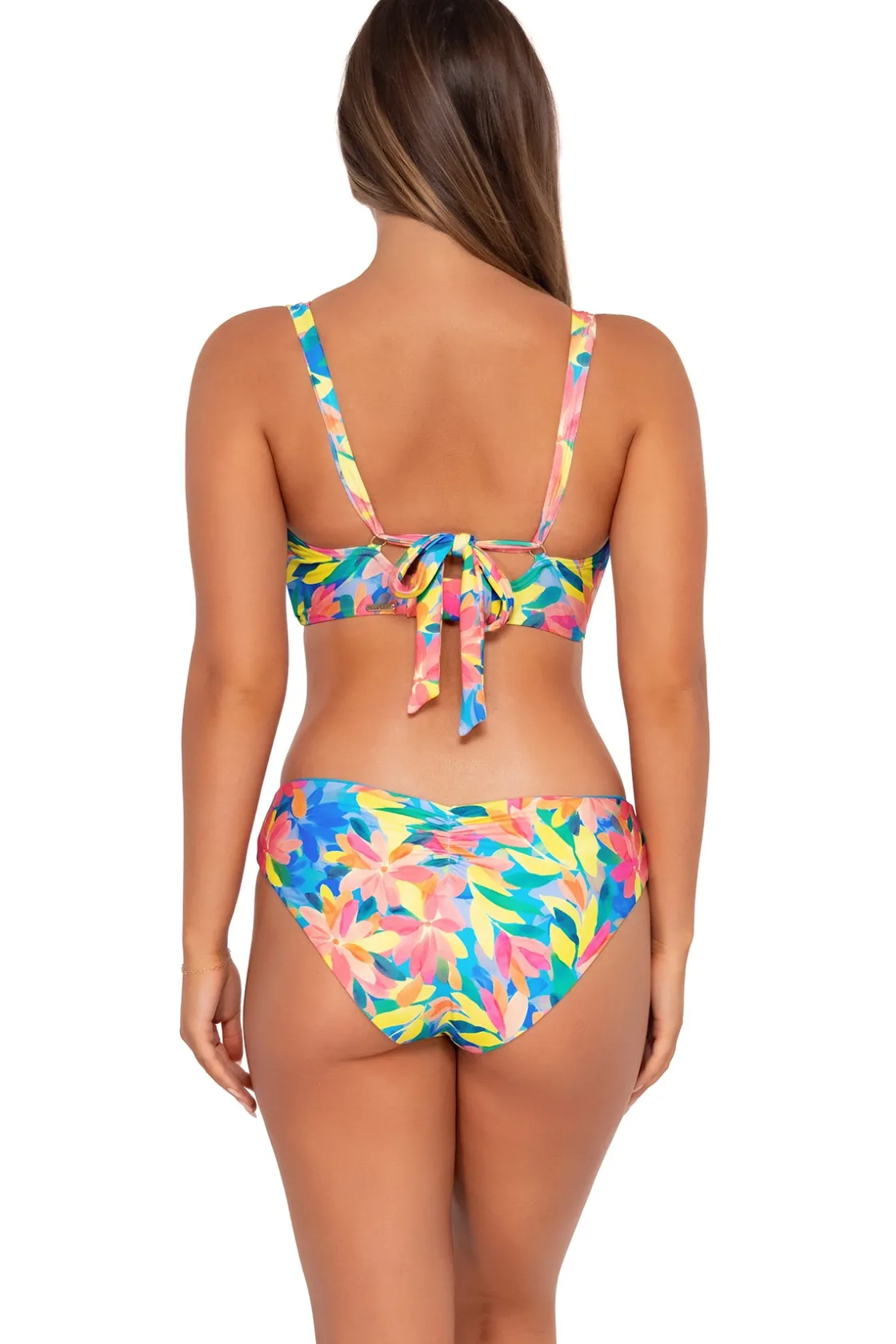 Plus Size|Underwire<Sunsets Shoreline Petals Vienna V-Wire Top