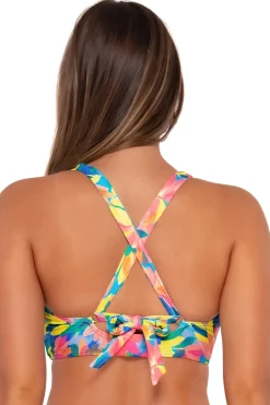 Plus Size|Underwire<Sunsets Shoreline Petals Vienna V-Wire Top