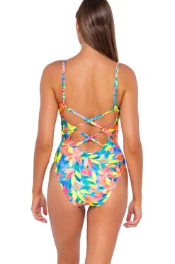 Classic<Sunsets Shoreline Petals Veronica One Piece